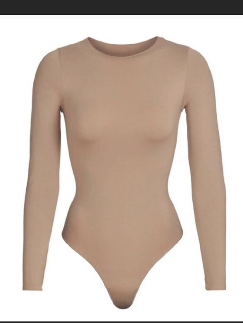 SKIMS Long Sleeve Nude Crew Neck Bodysuit